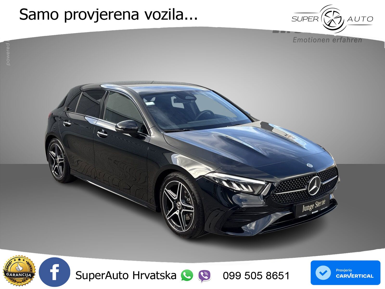 Mercedes-Benz A 200d 8G-DCT AMG LED+GR SJED+ACC