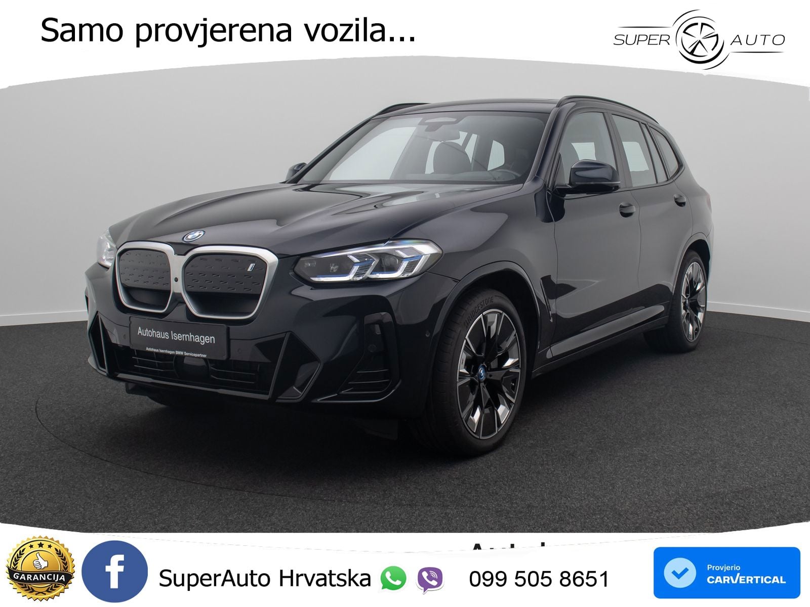 BMW iX3 80 kWh (286 KS) LED+GR SJED+ACC