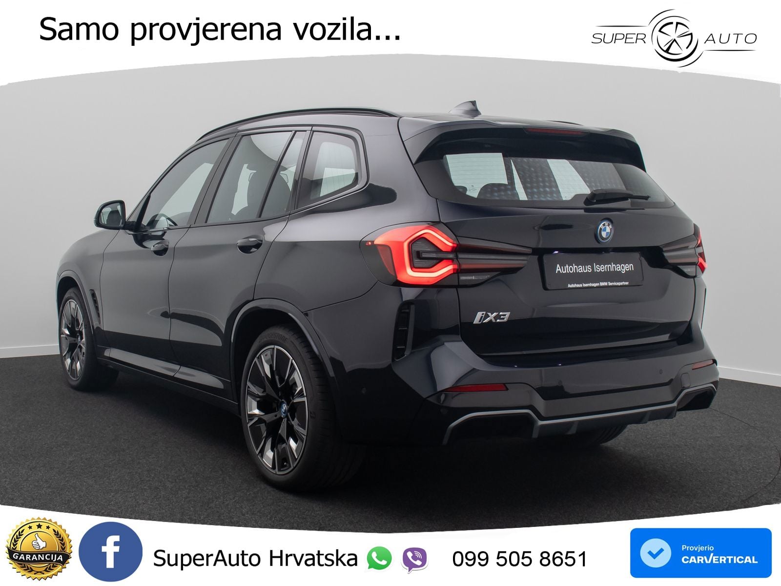 BMW iX3 80 kWh (286 KS) LED+GR SJED+ACC