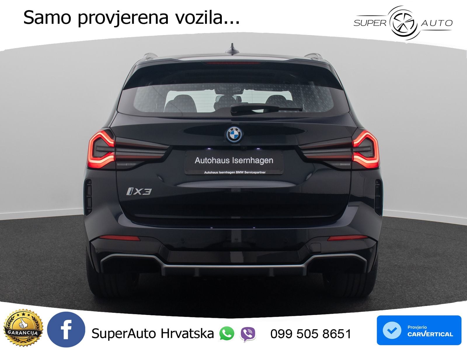 BMW iX3 80 kWh (286 KS) LED+GR SJED+ACC