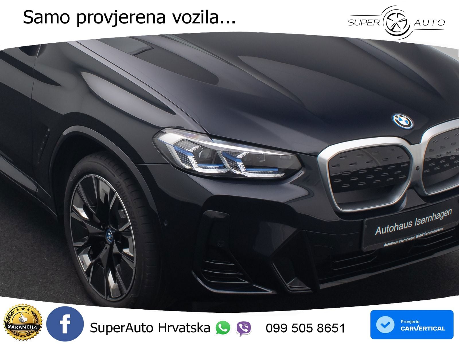 BMW iX3 80 kWh (286 KS) LED+GR SJED+ACC