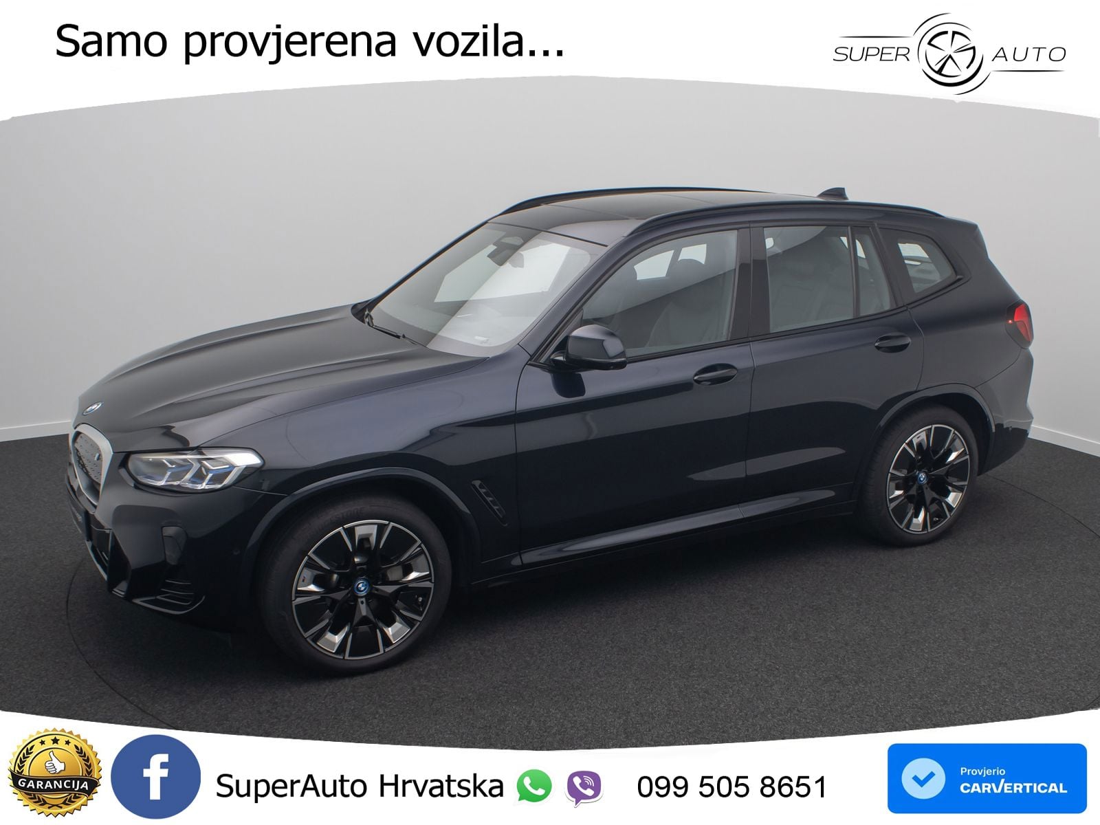 BMW iX3 80 kWh (286 KS) LED+GR SJED+ACC
