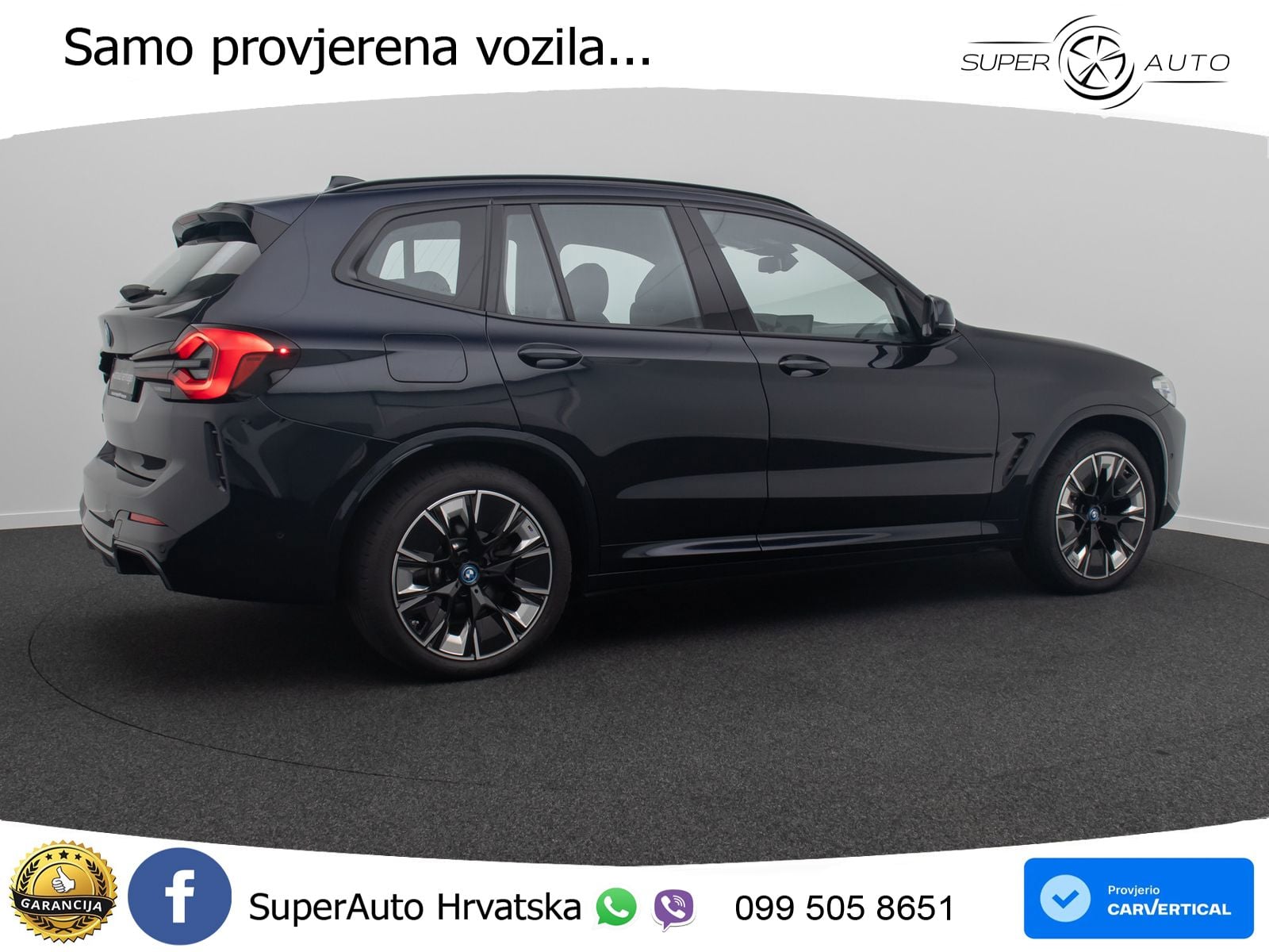 BMW iX3 80 kWh (286 KS) LED+GR SJED+ACC