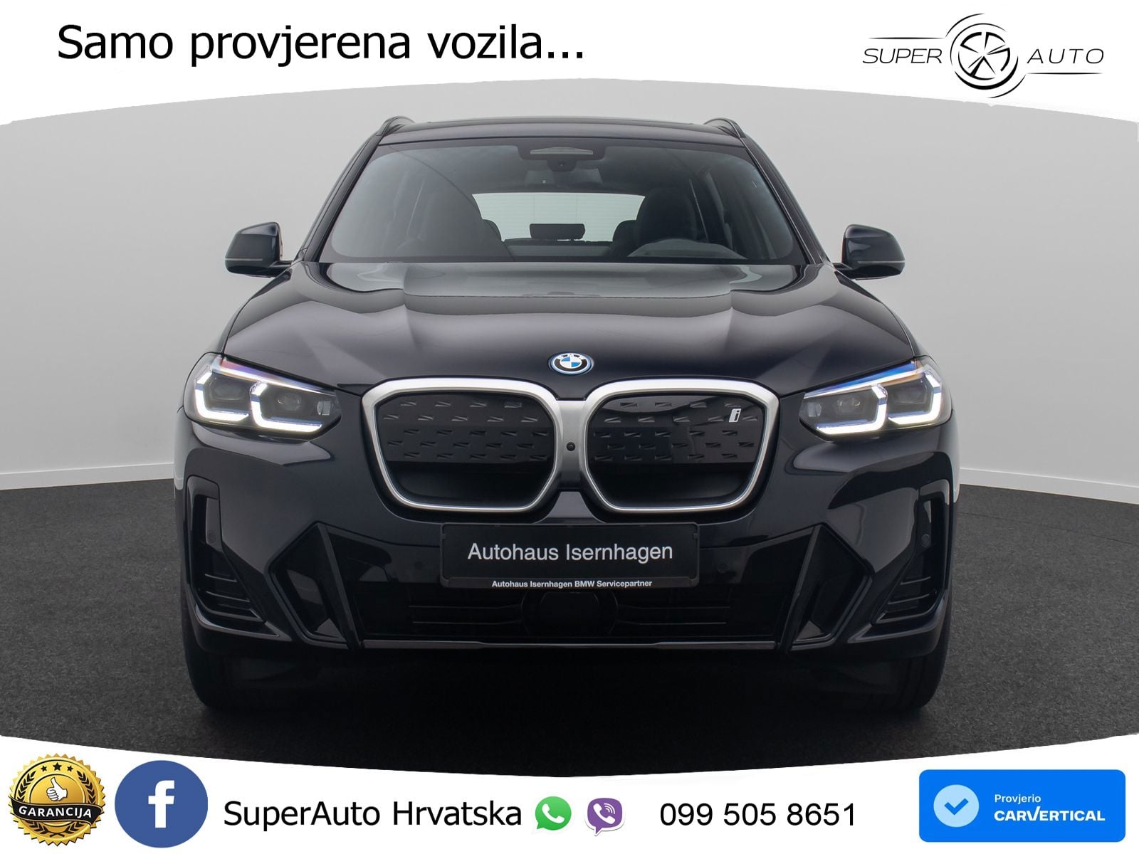 BMW iX3 80 kWh (286 KS) LED+GR SJED+ACC