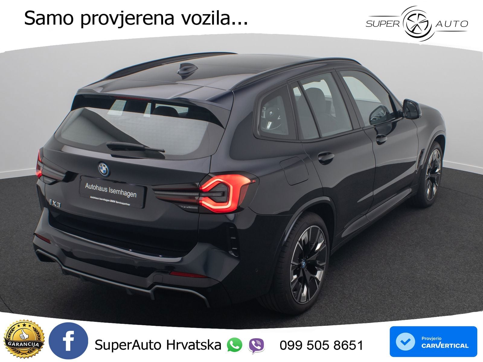 BMW iX3 80 kWh (286 KS) LED+GR SJED+ACC