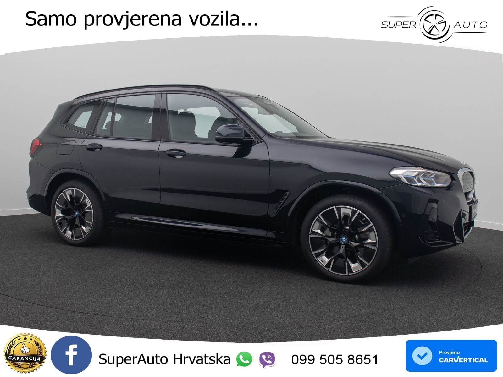 BMW iX3 80 kWh (286 KS) LED+GR SJED+ACC