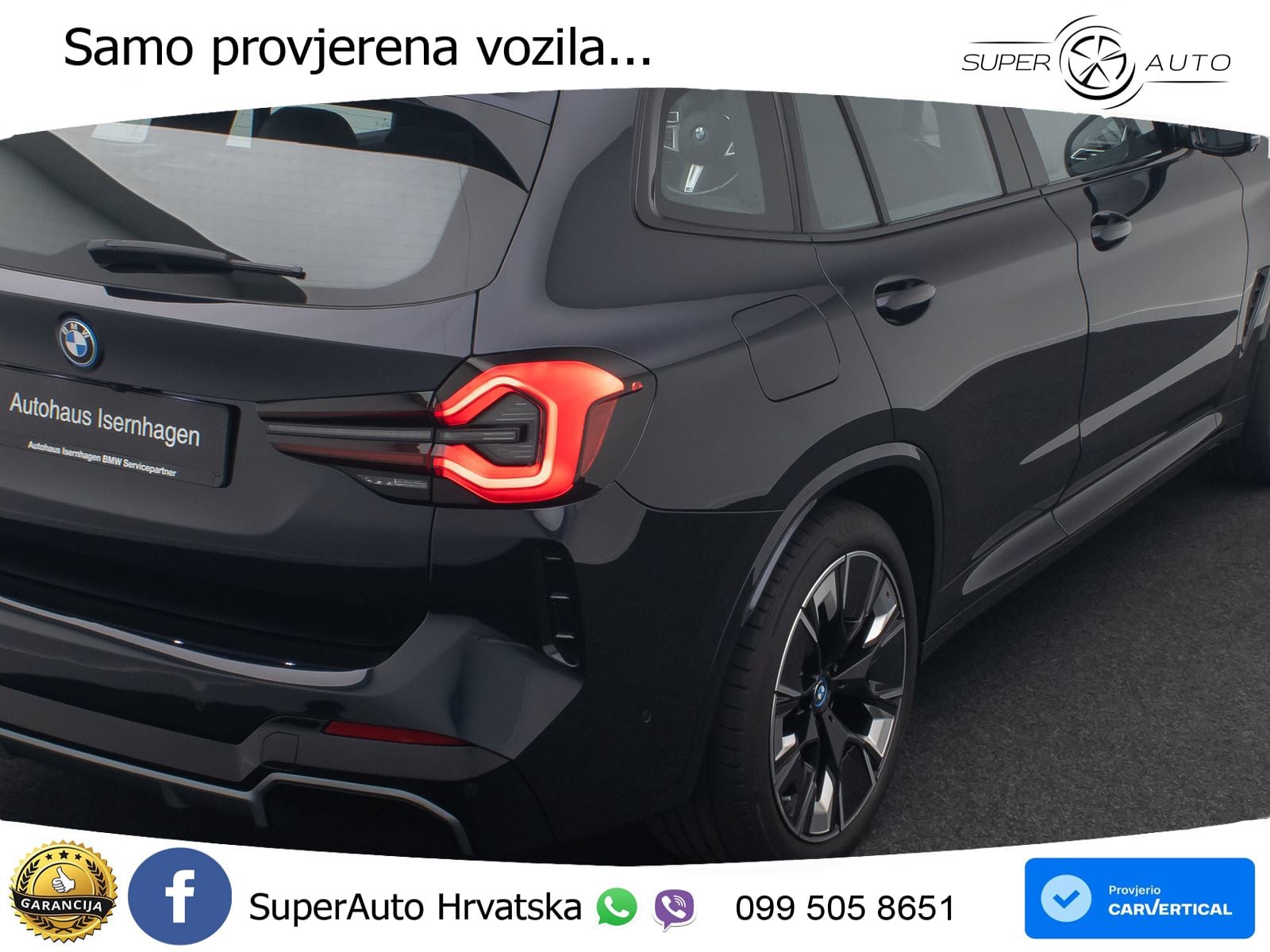 BMW iX3 80 kWh (286 KS) LED+GR SJED+ACC