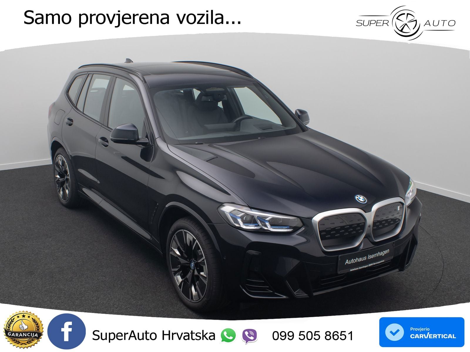 BMW iX3 80 kWh (286 KS) LED+GR SJED+ACC