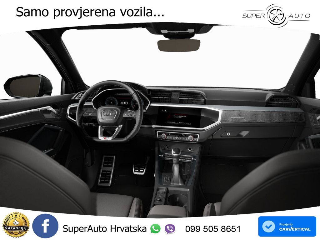 Audi Q3 40 TFSI (190 KS) quattro S tronic S line MATRIX+GR SJED+KAM