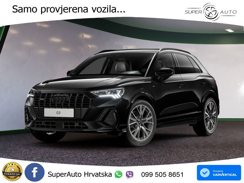 Audi Q3 40 TFSI (190 KS) quattro S tronic S line MATRIX+GR SJED+KAM