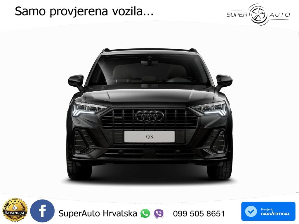 Audi Q3 40 TFSI (190 KS) quattro S tronic S line MATRIX+GR SJED+KAM