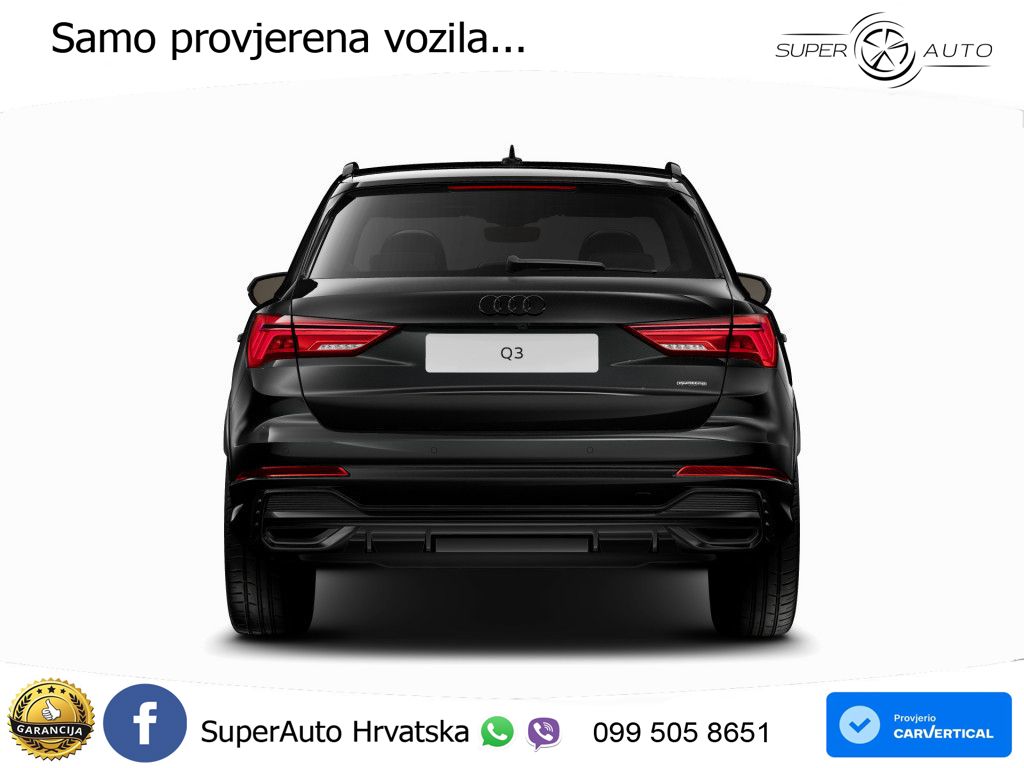 Audi Q3 40 TFSI (190 KS) quattro S tronic S line MATRIX+GR SJED+KAM