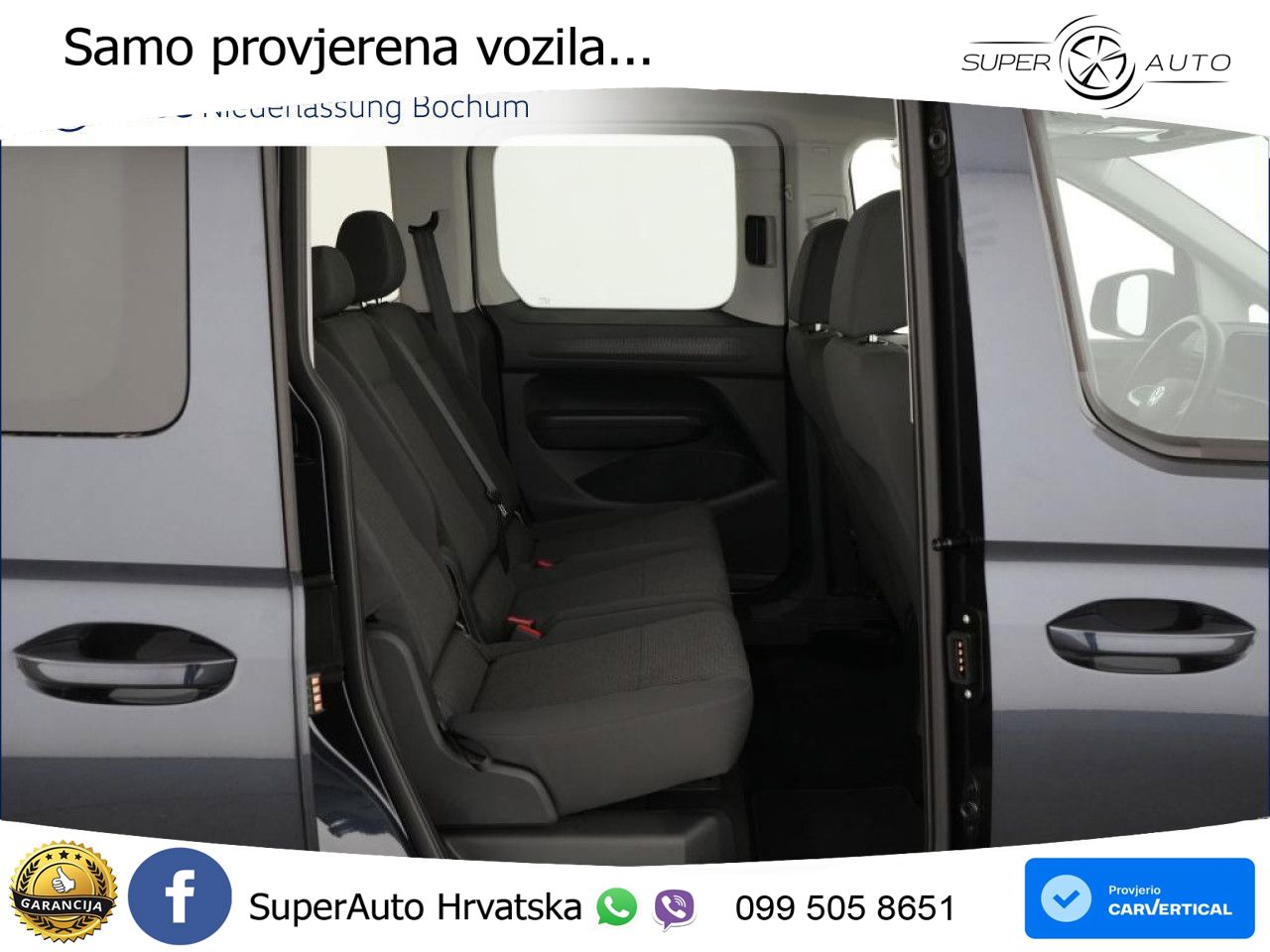 Volkswagen Caddy Basis-Modell AHK Sitzhzg. Klima 5 Jahre ZV 102 KS