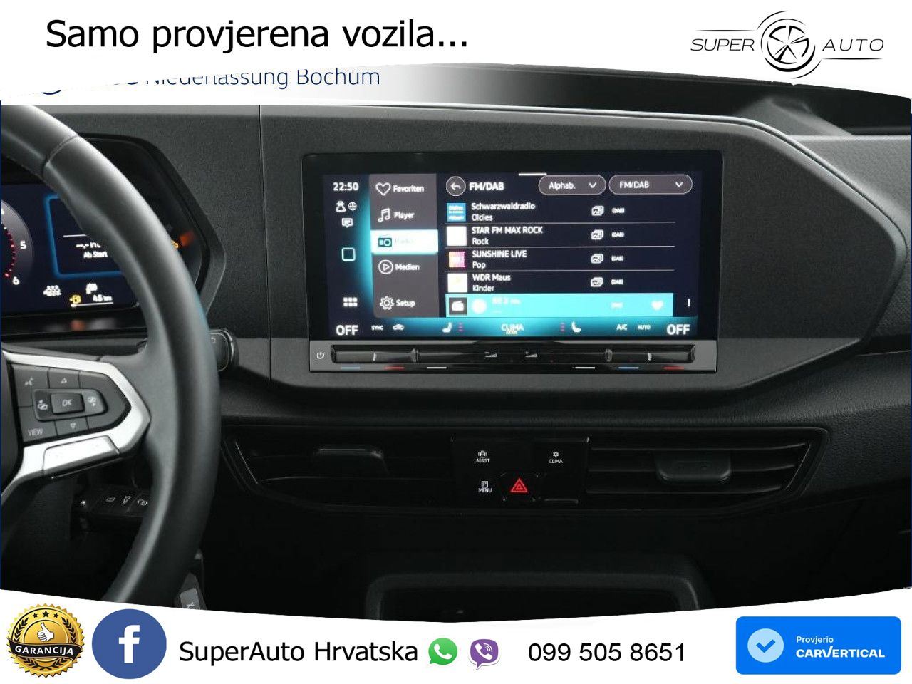 Volkswagen Caddy Basis-Modell AHK Sitzhzg. Klima 5 Jahre ZV 102 KS