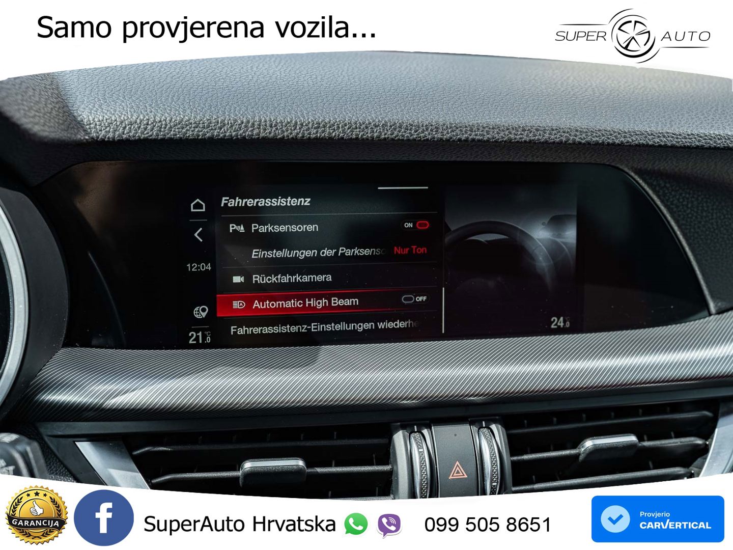 Alfa Romeo Stelvio 2.2 MultiJet II (210 KS) Q4 Automatic LED+GR SJED+ACC
