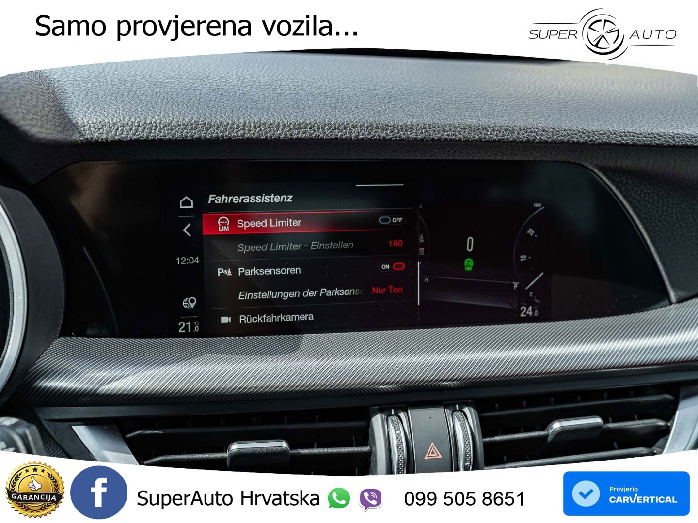 Alfa Romeo Stelvio 2.2 MultiJet II (210 KS) Q4 Automatic LED+GR SJED+ACC