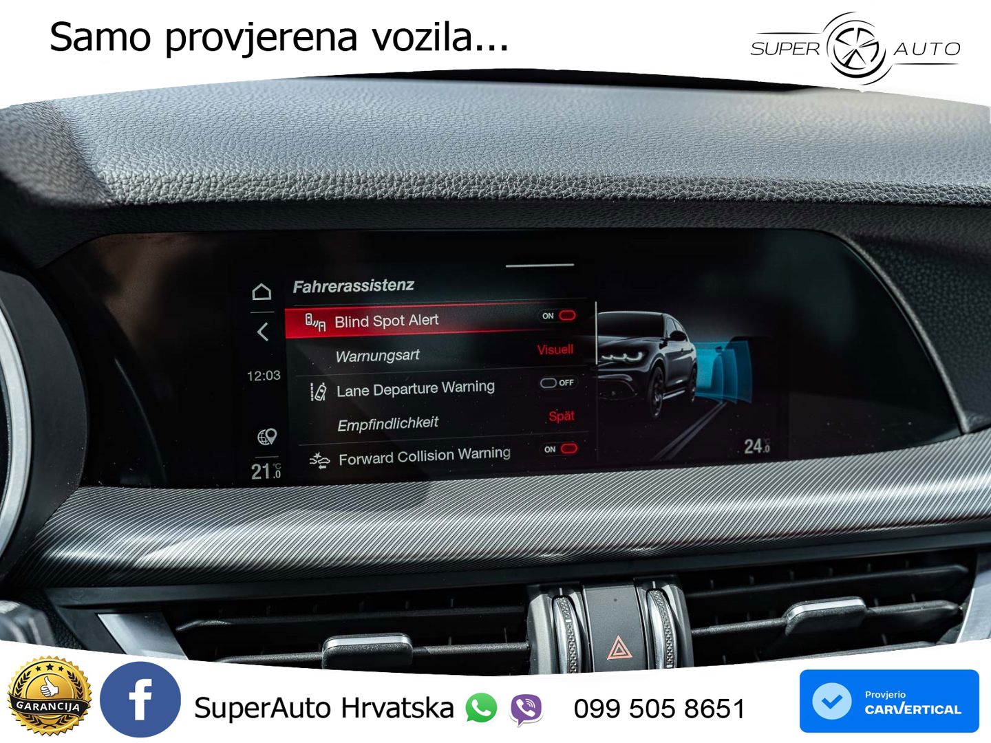 Alfa Romeo Stelvio 2.2 MultiJet II (210 KS) Q4 Automatic LED+GR SJED+ACC