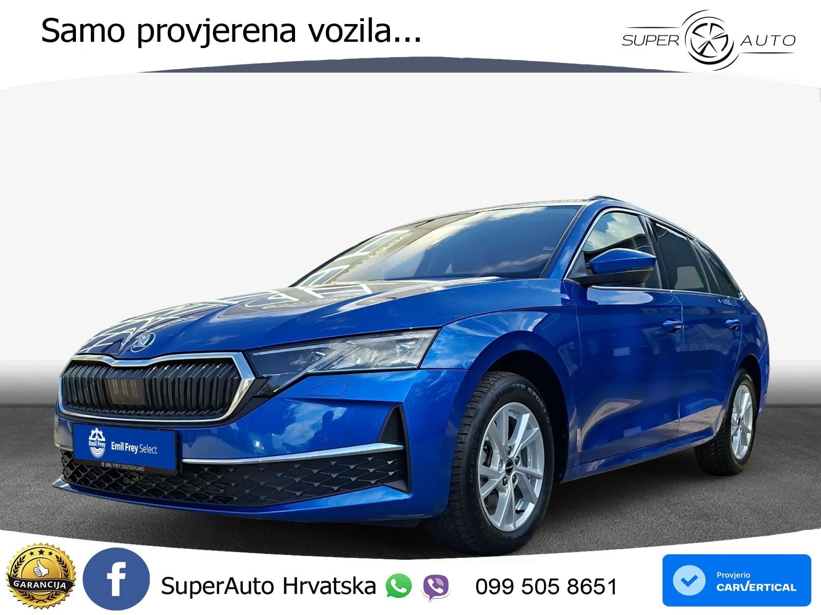 Škoda Octavia Combi 2.0 TDI (150 KS) DSG LED+GR SJED+ACC