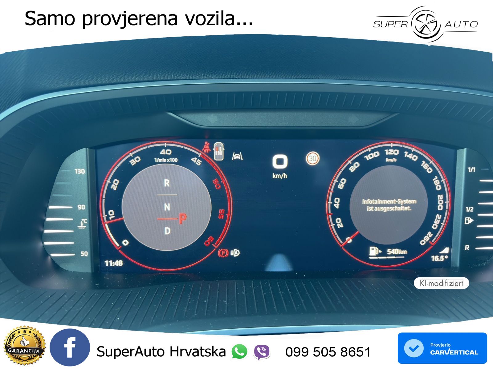 Škoda Octavia Combi 2.0 TDI (150 KS) DSG SportLine LED+GR SJED+ACC