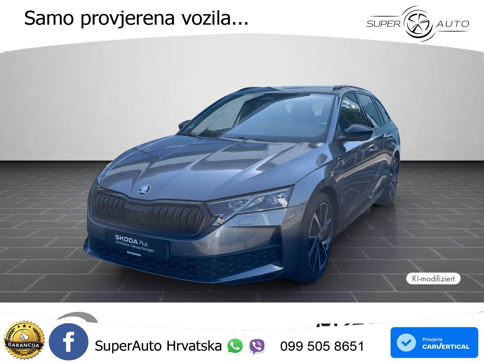 Škoda Octavia Combi 2.0 TDI (150 KS) DSG SportLine LED+GR SJED+ACC