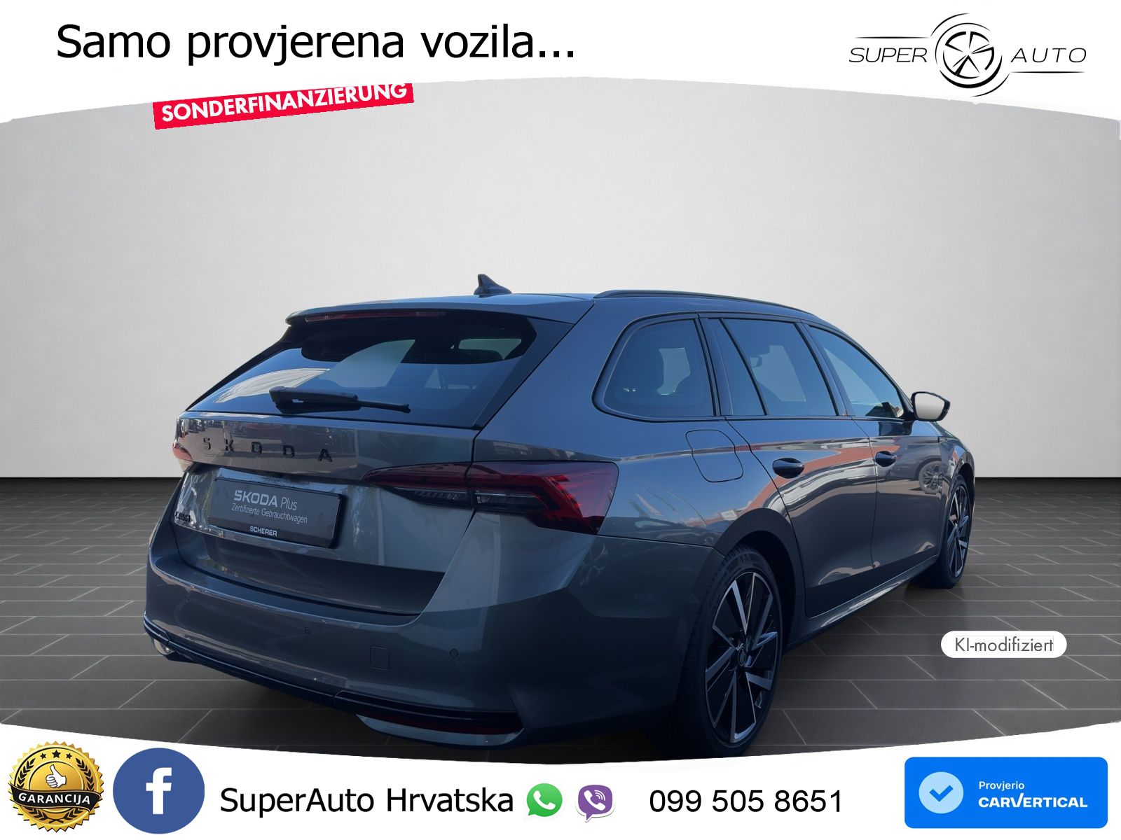 Škoda Octavia Combi 2.0 TDI (150 KS) DSG SportLine LED+GR SJED+ACC