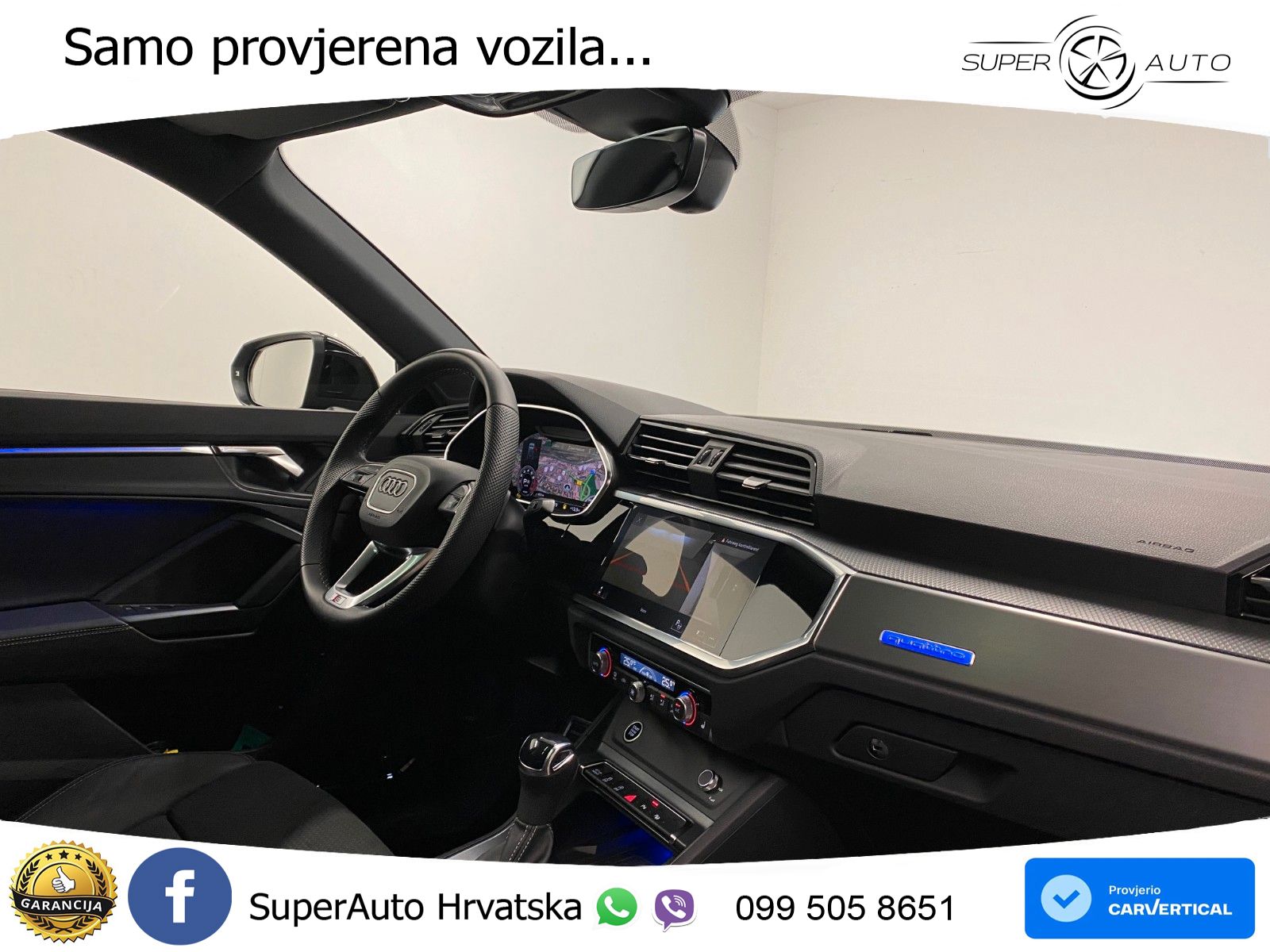 Audi Q3 40 TFSI (190 KS) quattro S tronic LED+GR SJED+ACC
