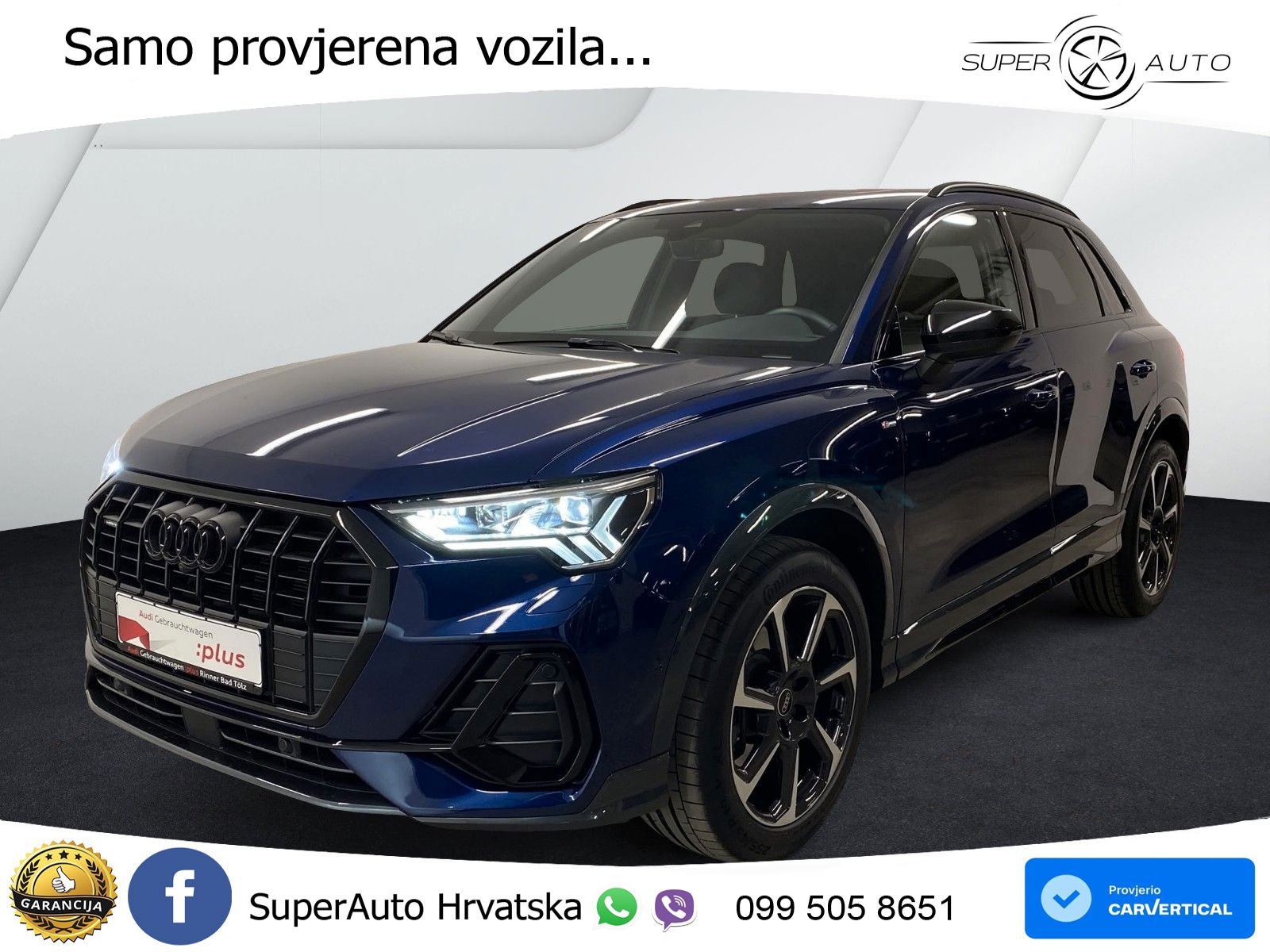 Audi Q3 40 TFSI (190 KS) quattro S tronic LED+GR SJED+ACC