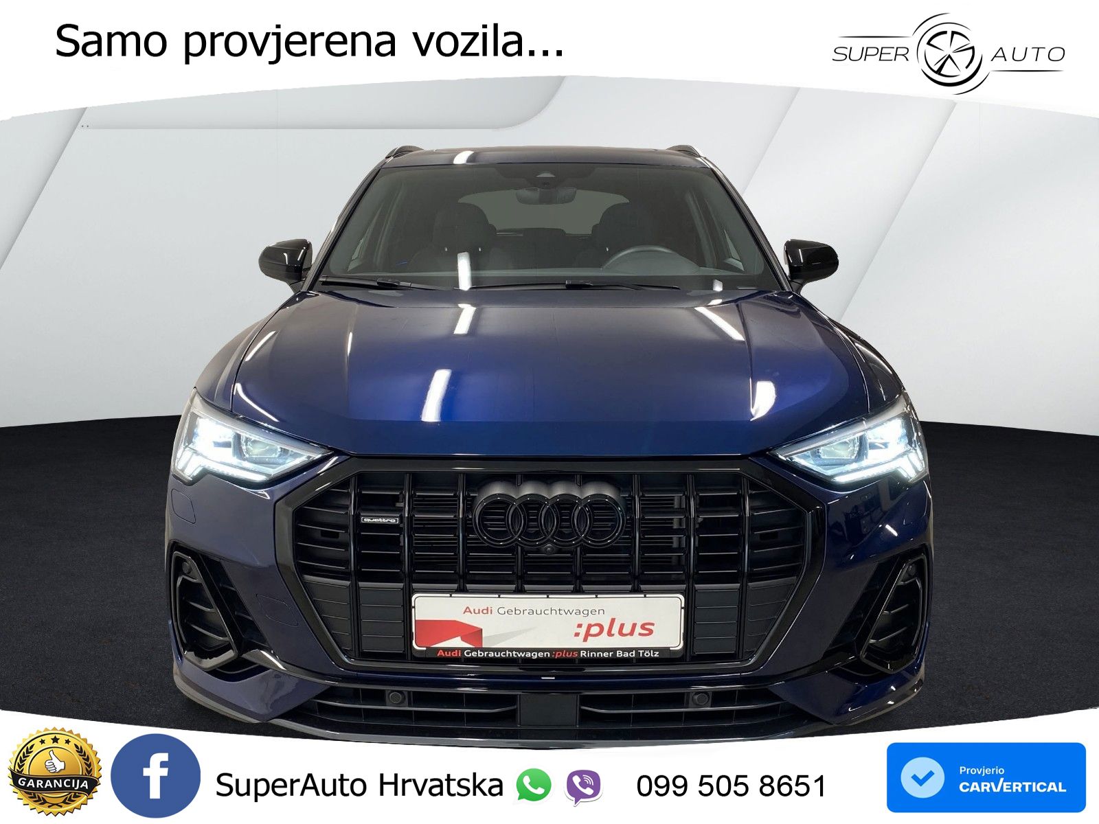 Audi Q3 40 TFSI (190 KS) quattro S tronic LED+GR SJED+ACC