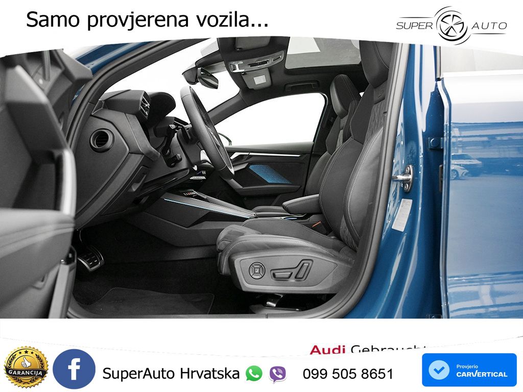 Audi S3 Limuzina 2.0 TFSI (333 KS) quattro S tronic MATRIX+GR SJED+KAM