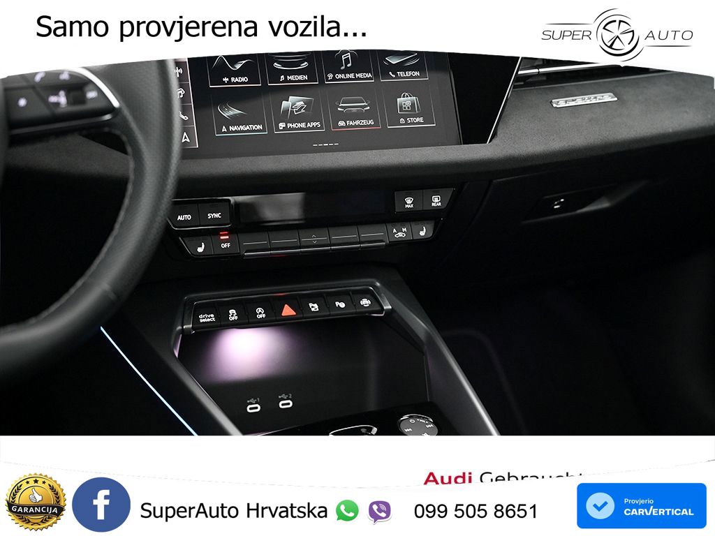 Audi S3 Limuzina 2.0 TFSI (333 KS) quattro S tronic MATRIX+GR SJED+KAM