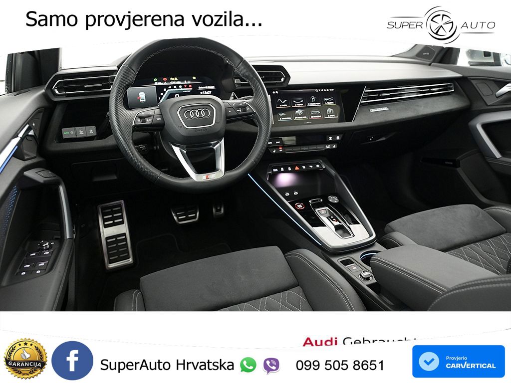 Audi S3 Limuzina 2.0 TFSI (333 KS) quattro S tronic MATRIX+GR SJED+KAM
