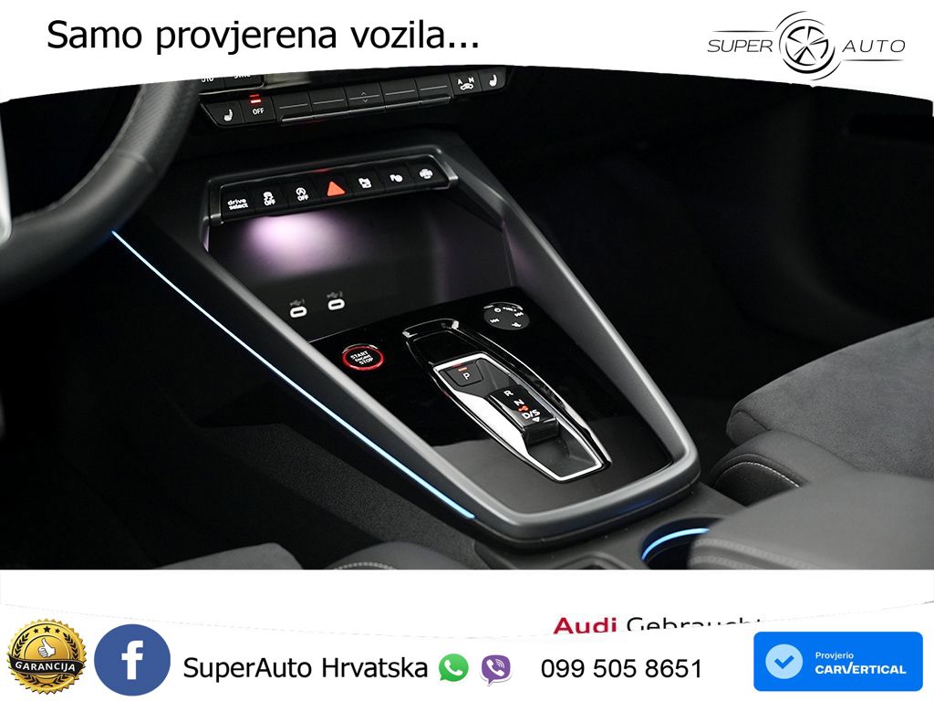 Audi S3 Limuzina 2.0 TFSI (333 KS) quattro S tronic MATRIX+GR SJED+KAM
