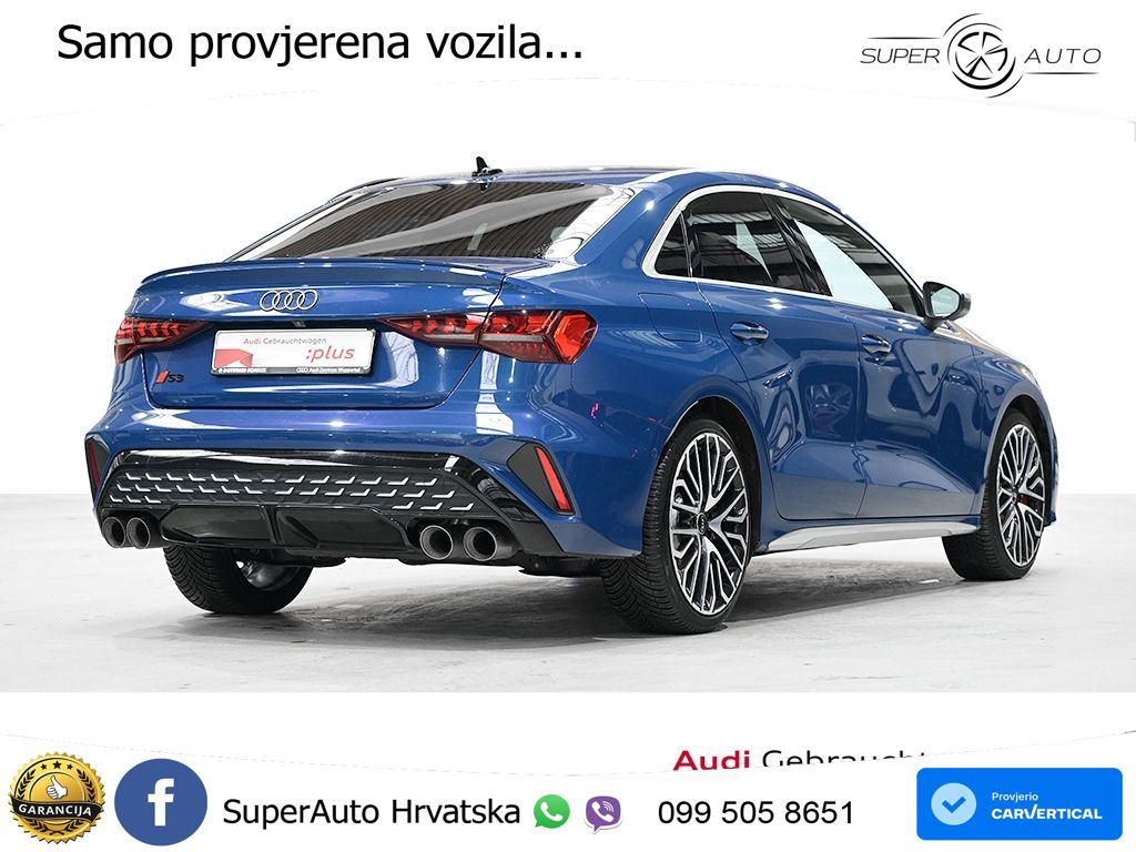 Audi S3 Limuzina 2.0 TFSI (333 KS) quattro S tronic MATRIX+GR SJED+KAM