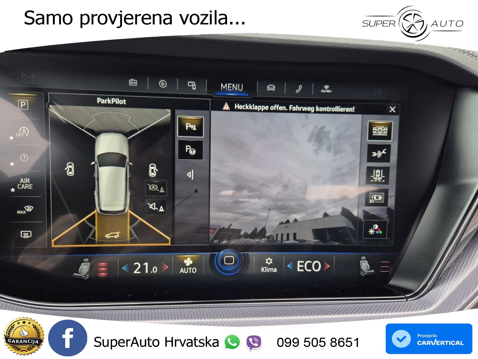 Volkswagen Touareg 3.0 V6 TDI (286 KS) 4MOTION Tiptronic R-Line ZRAČNI+ACC+GR SJED+KAM