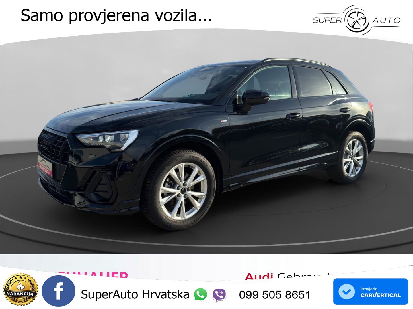 Audi Q3 35 TFSI (150 KS) S tronic S line LED+GR SJED+ACC