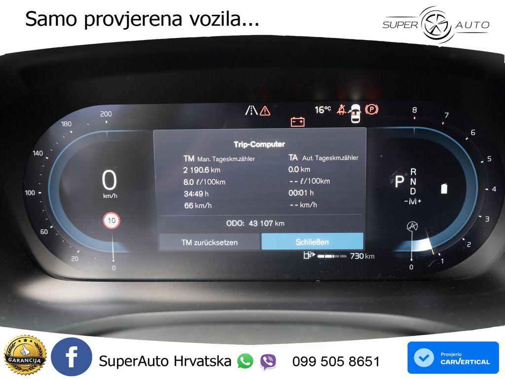 Volvo V60 2.0 B4 Benzin DCT LED+GR SJED+ACC