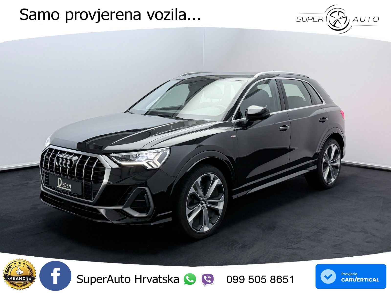 Audi Q3 45 TFSI (230 KS) quattro S tronic S line LED+GR SJED+ACC