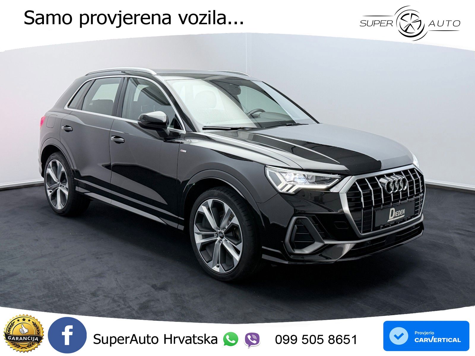 Audi Q3 45 TFSI (230 KS) quattro S tronic S line LED+GR SJED+ACC