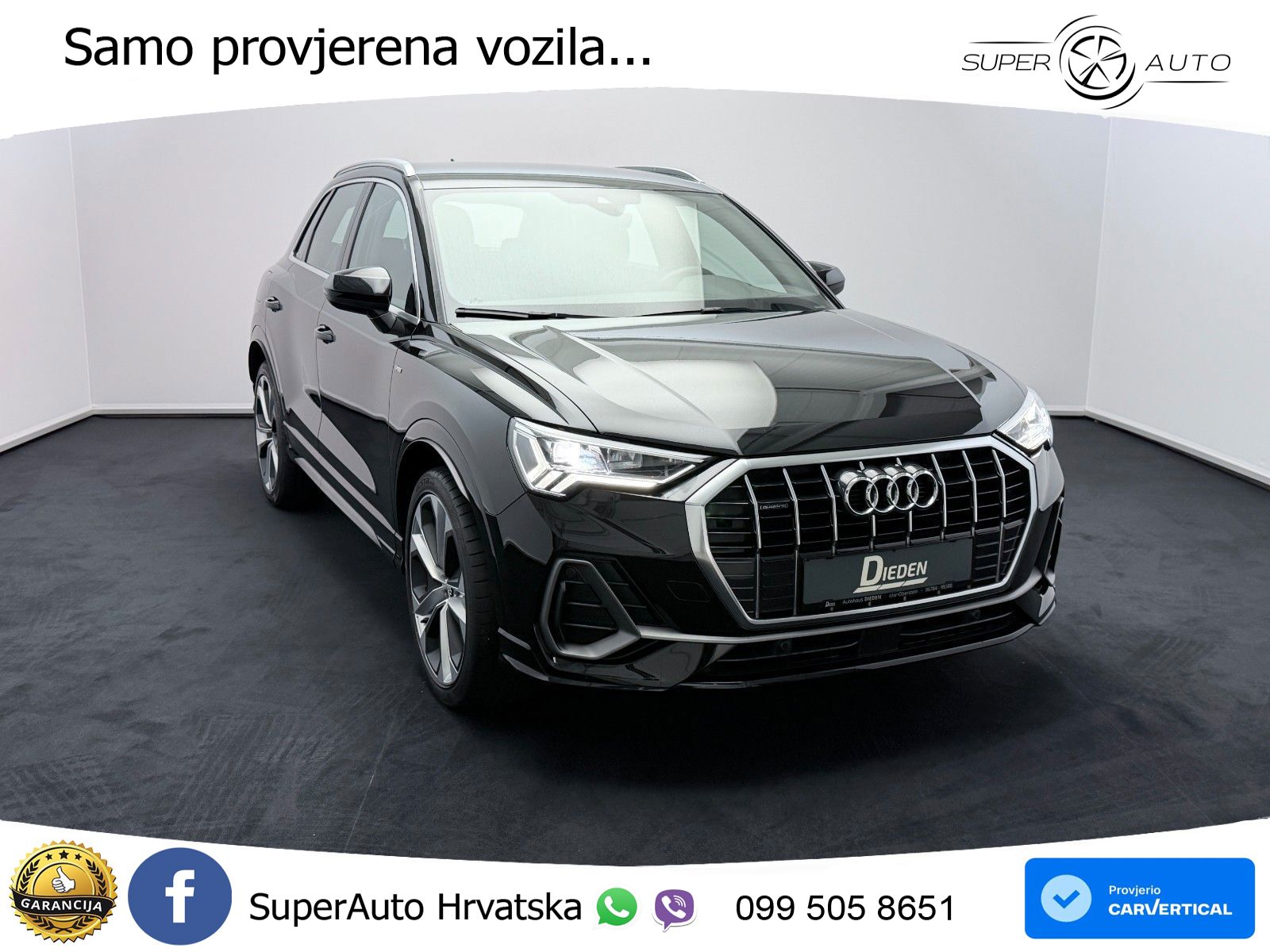 Audi Q3 45 TFSI (230 KS) quattro S tronic S line LED+GR SJED+ACC