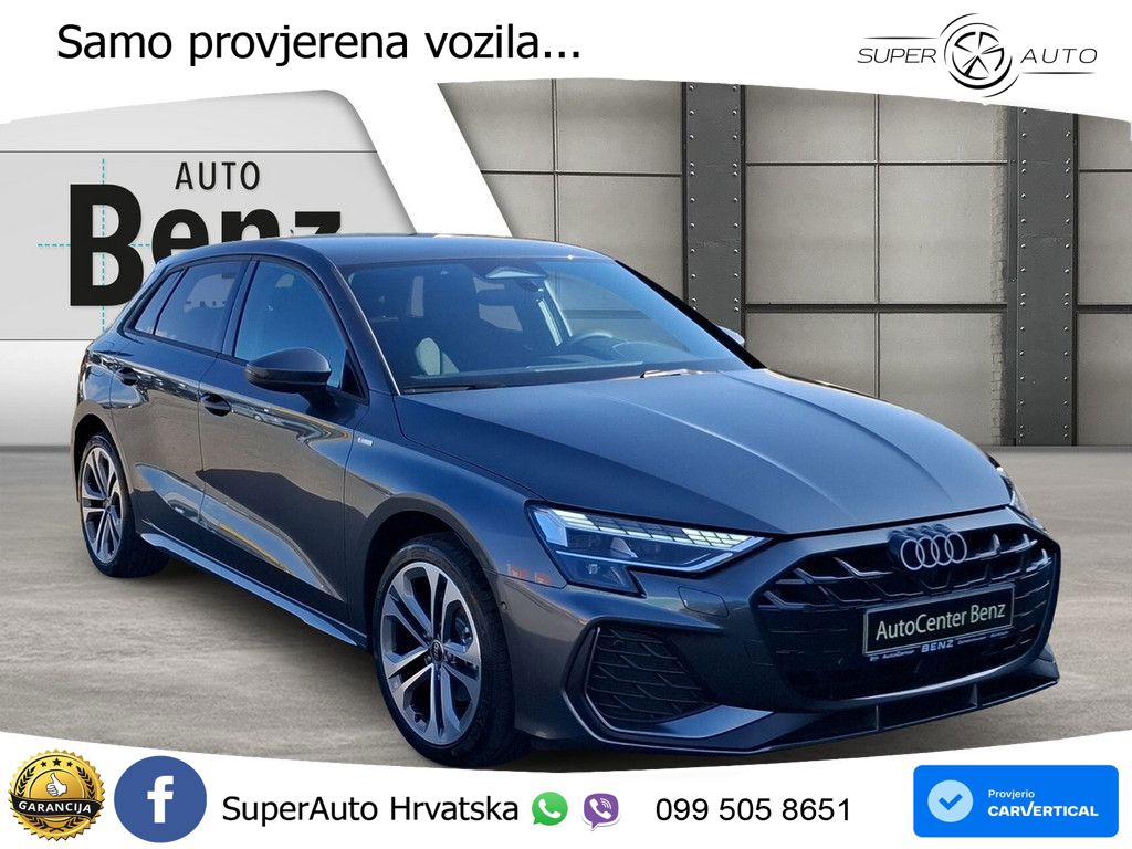 Audi A3 35 TFSI (150 KS) S tronic S line LED+GR SJED+ACC