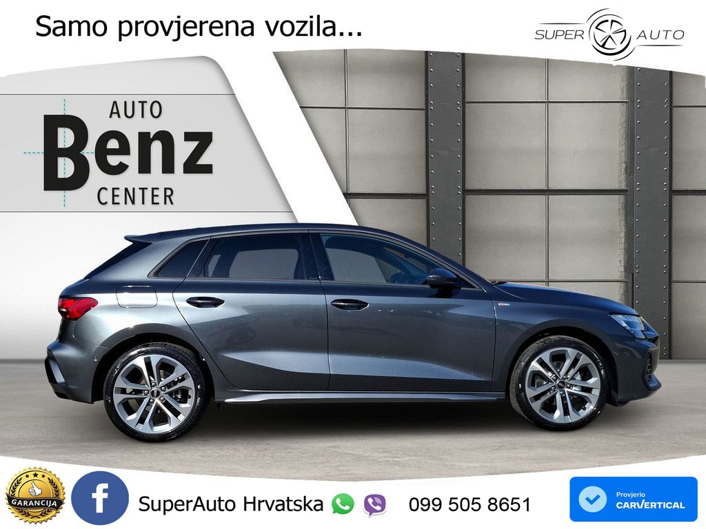 Audi A3 35 TFSI (150 KS) S tronic S line LED+GR SJED+ACC