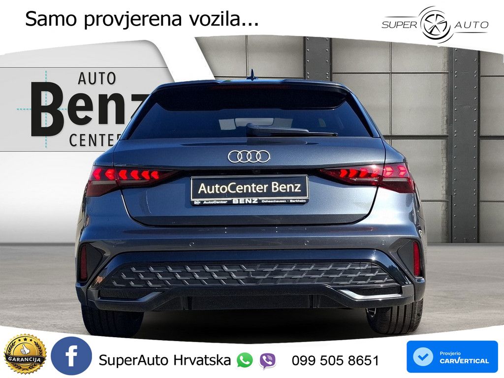Audi A3 35 TFSI (150 KS) S tronic S line LED+GR SJED+ACC