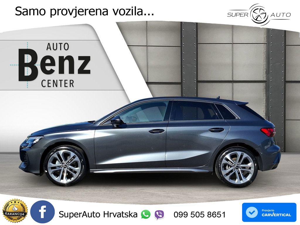 Audi A3 35 TFSI (150 KS) S tronic S line LED+GR SJED+ACC