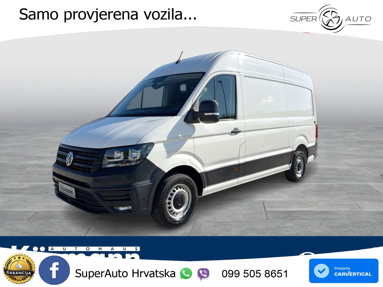 Volkswagen Crafter Kasten Hochdach L3H3 2.0TDI AHK KAM ACC 177 KS