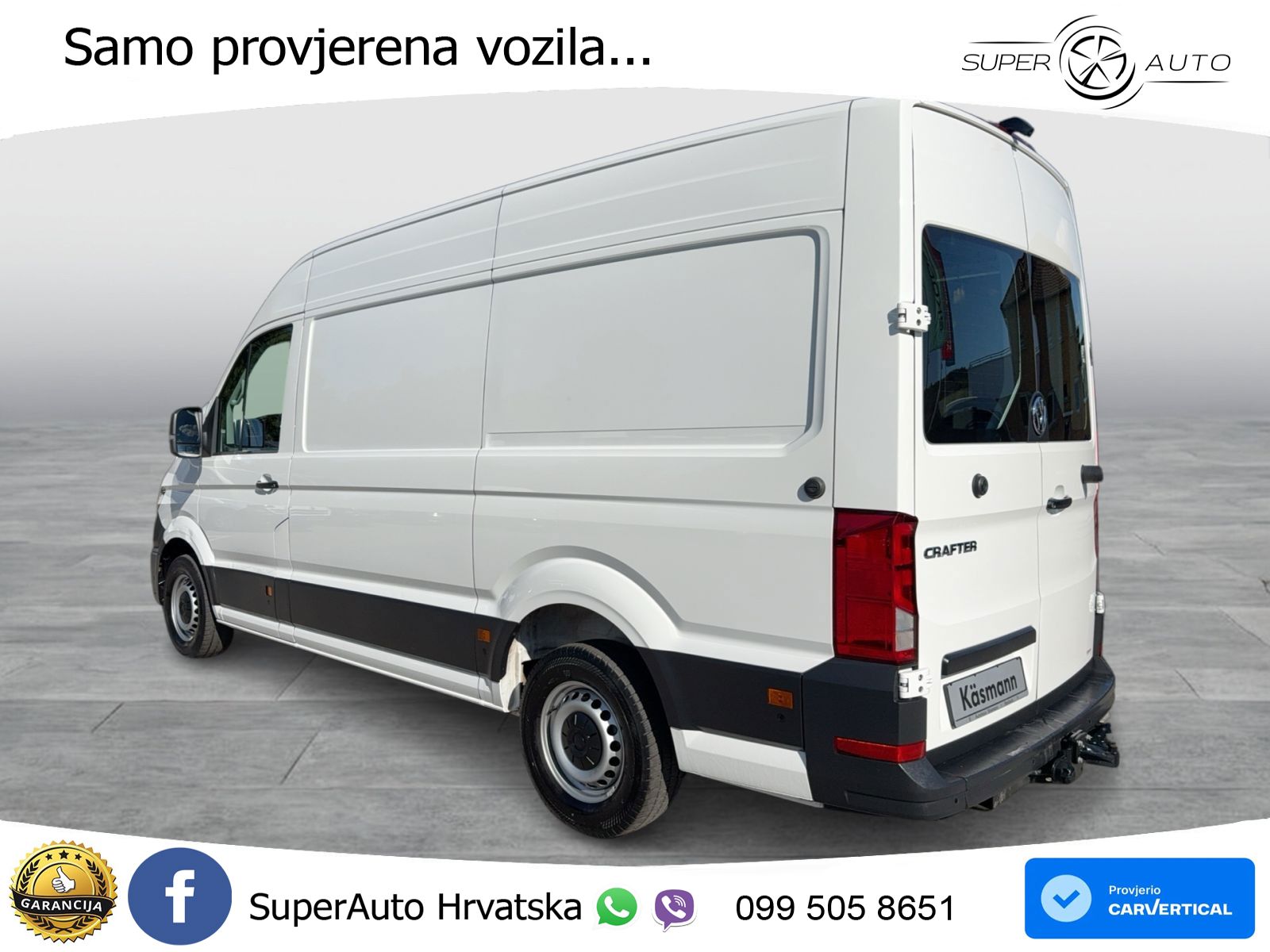 Volkswagen Crafter Kasten Hochdach L3H3 2.0TDI AHK KAM ACC 177 KS