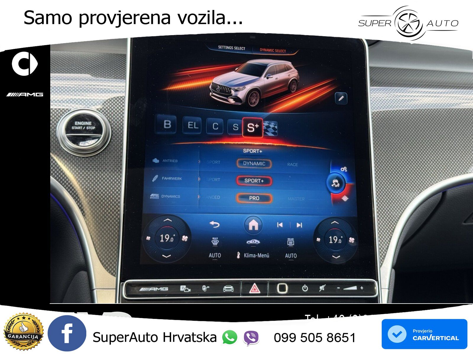 Mercedes AMG GLC 63 S E PERFORMANCE (680 KS) 4MATIC+ AMG SPEEDSHIFT MCT 9G LED+GR SJED+ACC