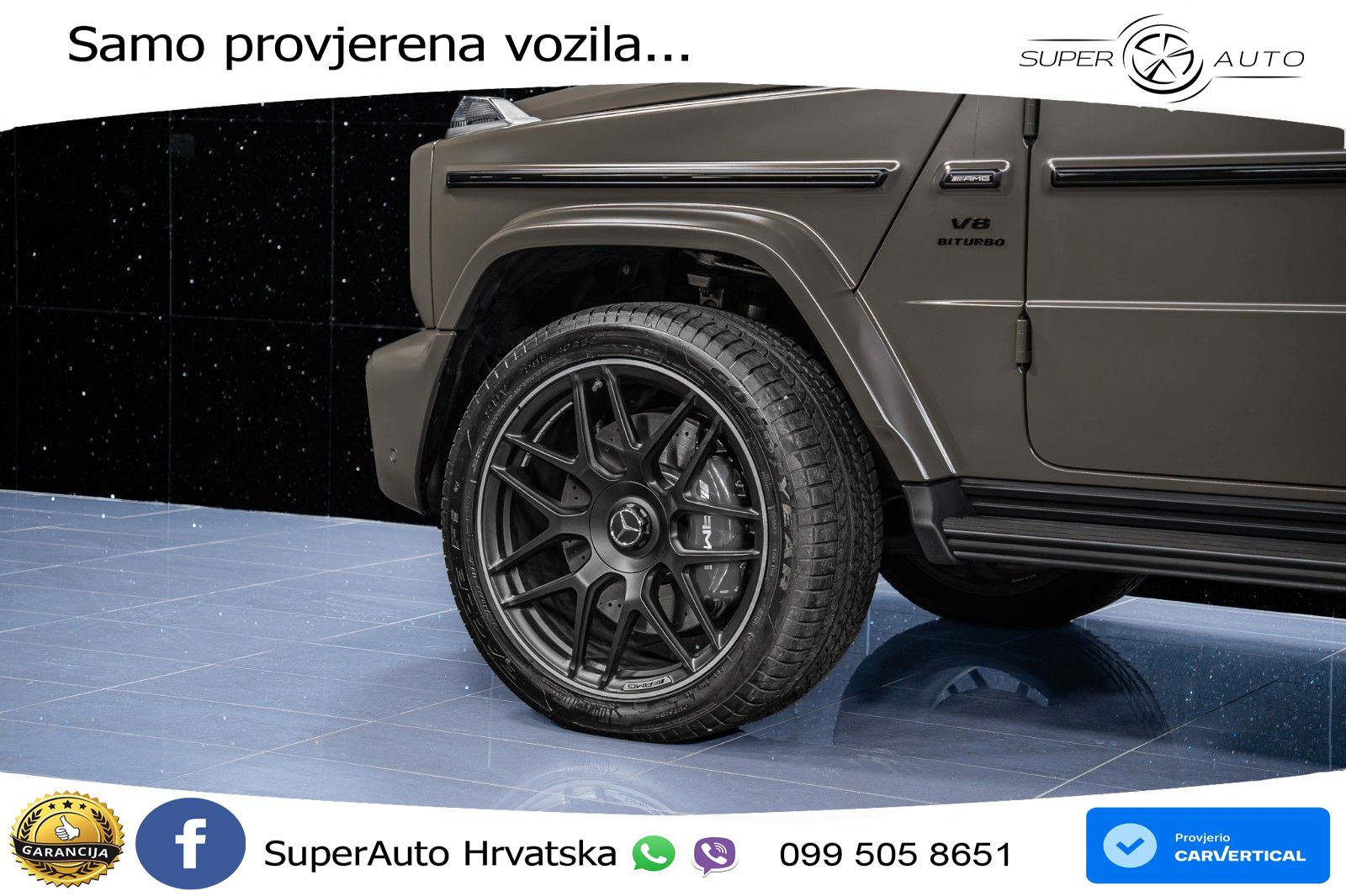 Mercedes AMG G 63 Long V8 (585 KS) 4MATIC 9G-TRONIC AMG SPEEDSHIFT TCT Manufaktur LED+GR SJED+ACC