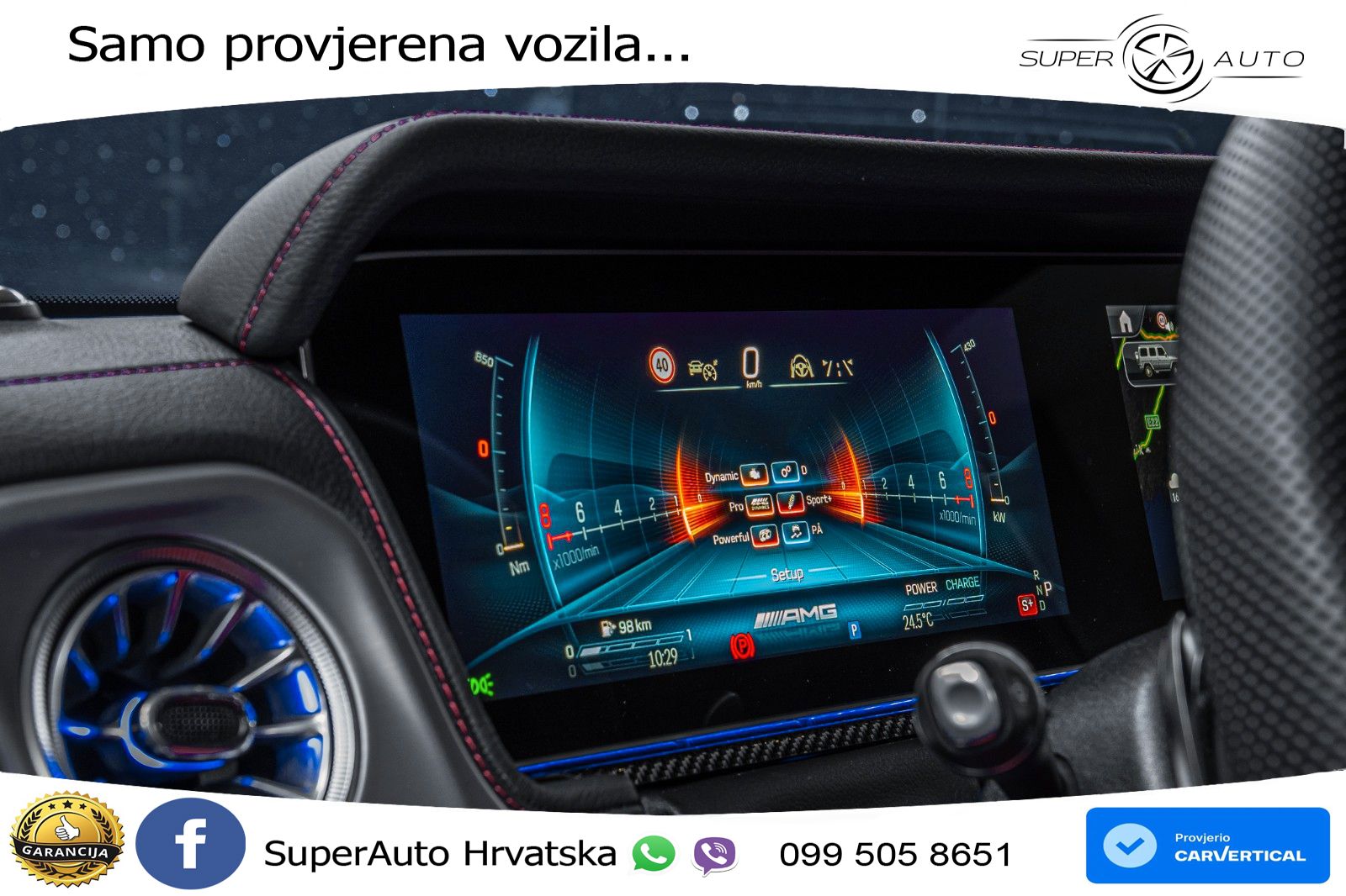 Mercedes AMG G 63 Long V8 (585 KS) 4MATIC 9G-TRONIC AMG SPEEDSHIFT TCT Manufaktur LED+GR SJED+ACC