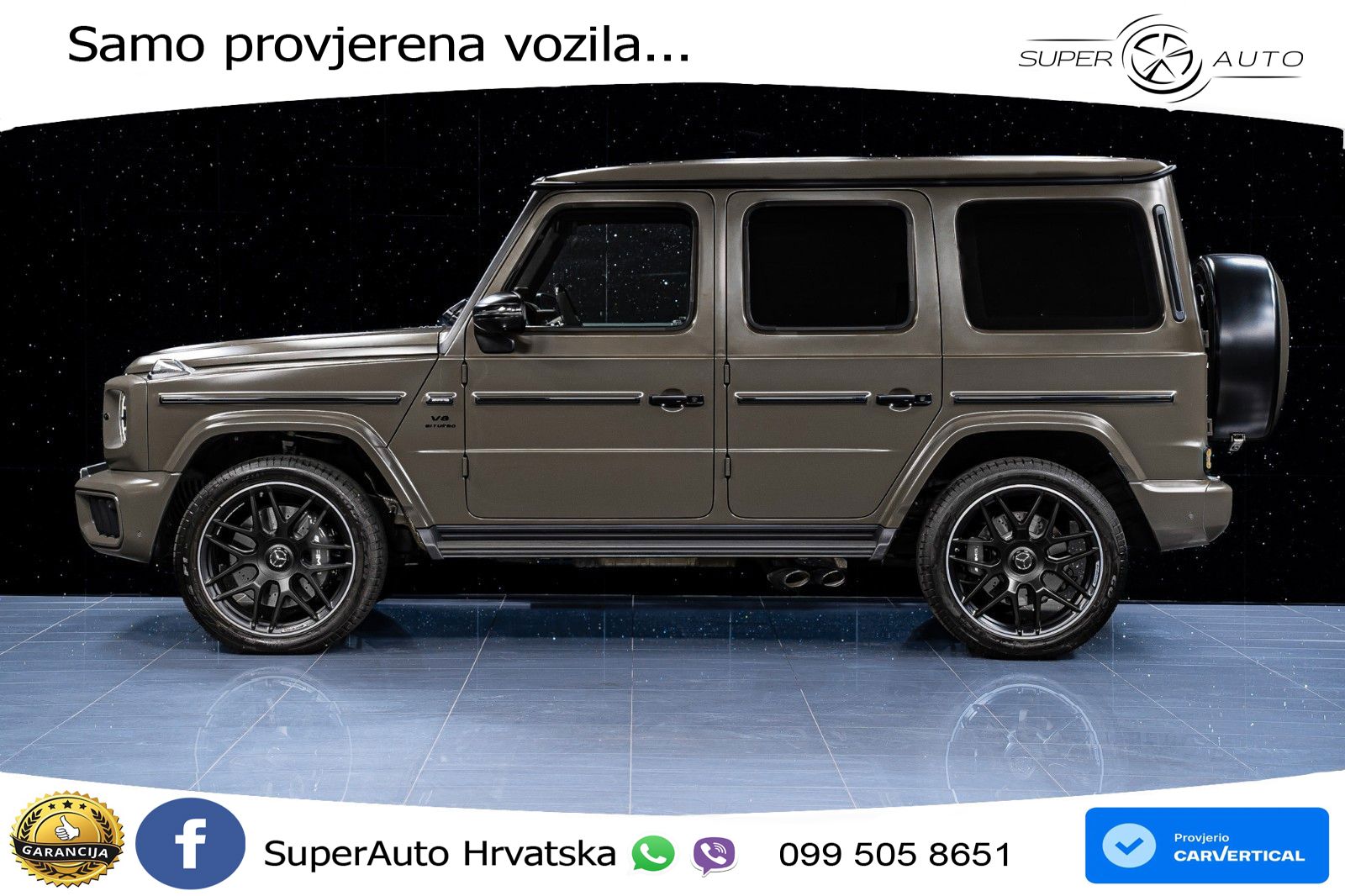 Mercedes AMG G 63 Long V8 (585 KS) 4MATIC 9G-TRONIC AMG SPEEDSHIFT TCT Manufaktur LED+GR SJED+ACC