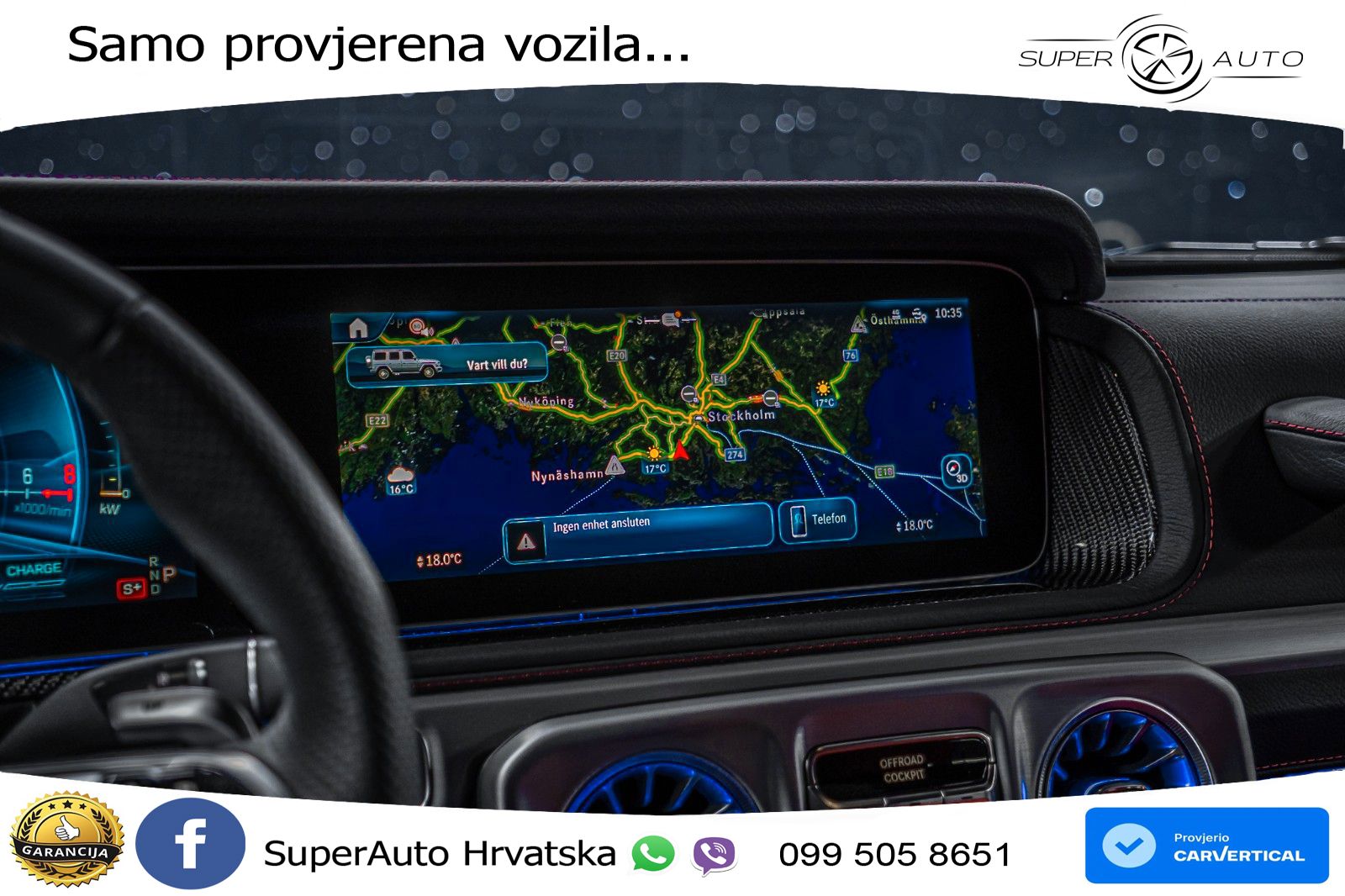Mercedes AMG G 63 Long V8 (585 KS) 4MATIC 9G-TRONIC AMG SPEEDSHIFT TCT Manufaktur LED+GR SJED+ACC
